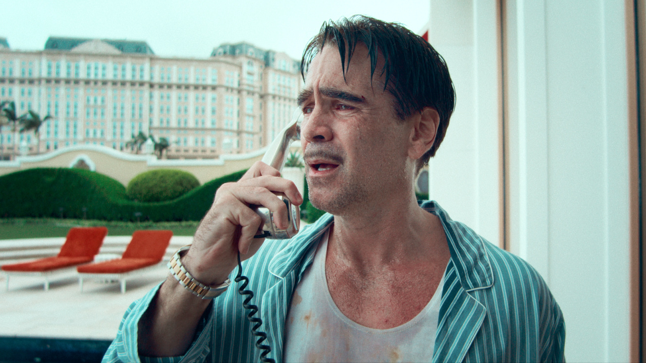 Colin Farrell in 'Ballad of a Small Player'. Photo: Netflix. Netflix. © 2024.