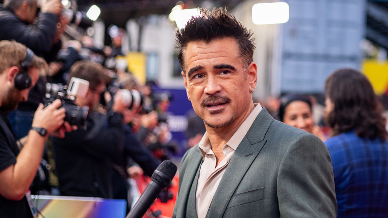 Colin Farrell attends the Headline Gala screening of Netflix's 'Ballad of a Small Player' during the 69th BFI London Film Festival at The Royal Festival Hall on October 9th, 2025 in London, England. Photo by StillMoving.Net for Netflix.