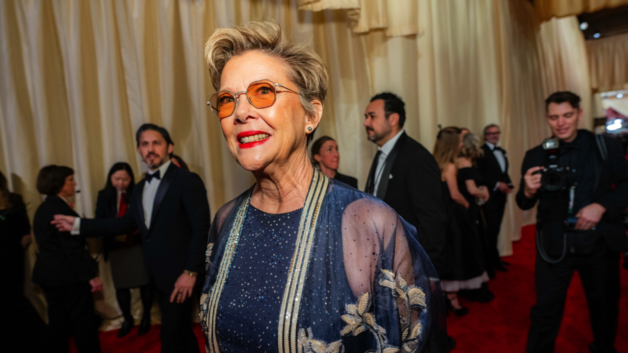Oscar® nominee Annette Bening arrives on the red carpet of the 96th Oscars® at the Dolby® Theatre at Ovation Hollywood on Sunday, March 10, 2024.