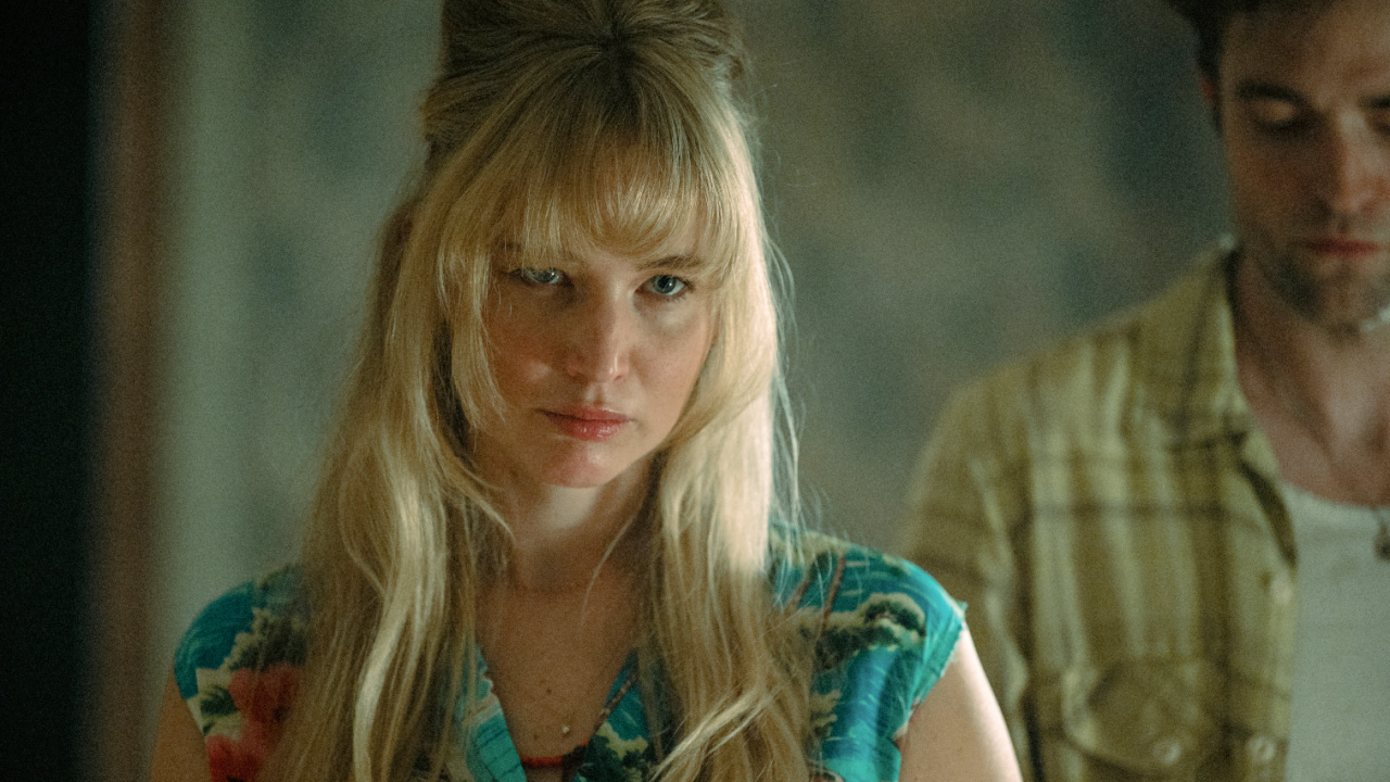 Jennifer Lawrence in 'Die My Love'. Photo Kimberley French/Mubi.