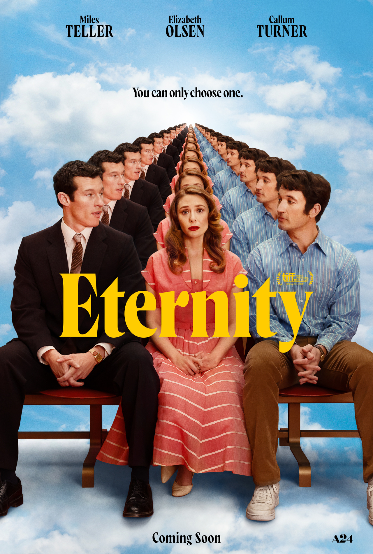 'Eternity' opens in theaters on November 14th.