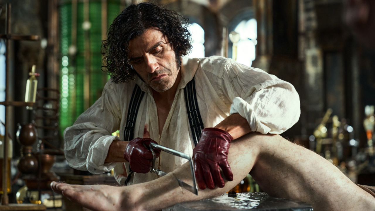 Oscar Isaac as Victor Frankenstein in Frankenstein. Photo: Ken Woroner/Netflix © 2025.