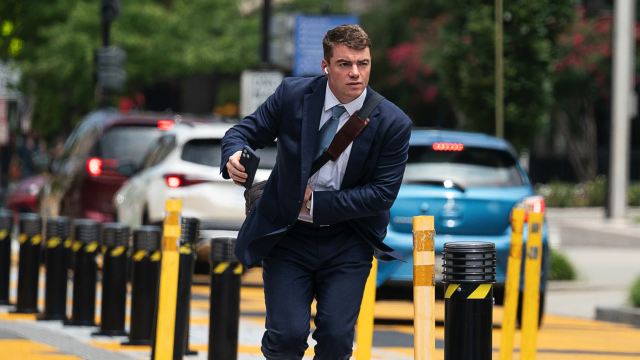 Gabriel Basso as Deputy National Security Advisor Jake Baerington in ‘A House of Dynamite’. Photo: Eros Hoagland/Netflix © 2025.