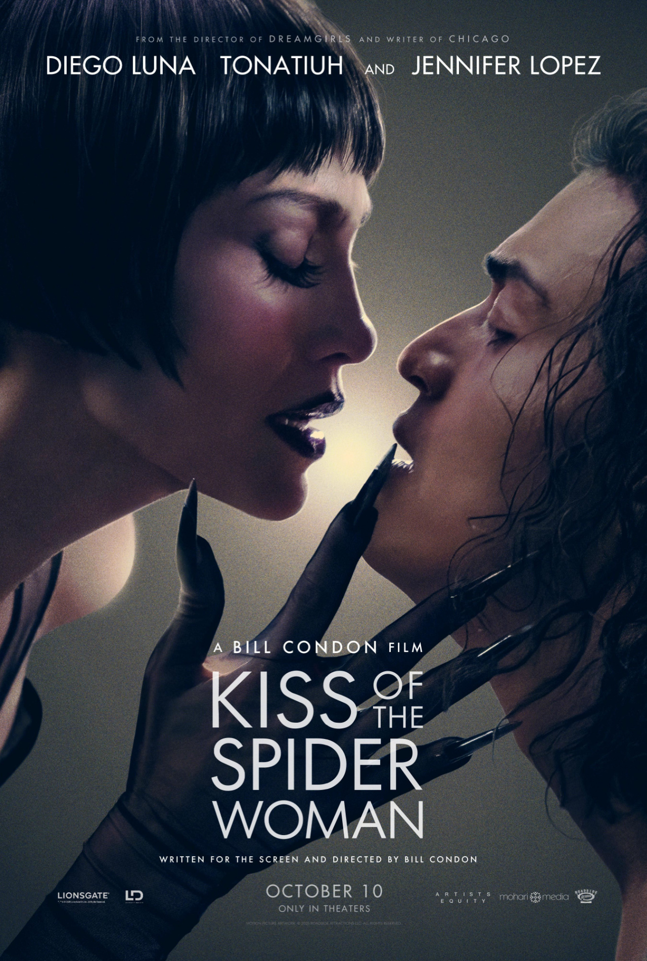 'Kiss of the Spider Woman' opens in theaters on October 10th.