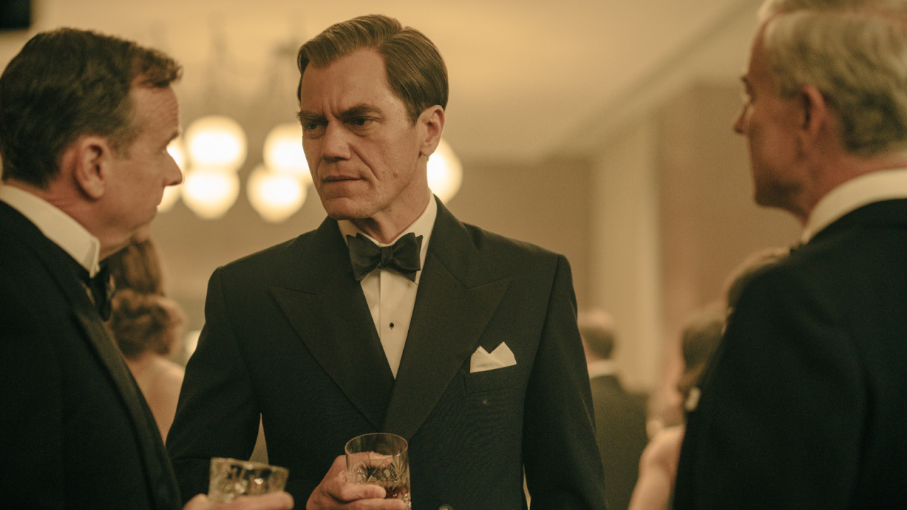 Michael Shannon as Robert H. Jackson in ‘Nuremberg’. Photo: Scott Garfield. Courtesy of Sony Pictures Classics.