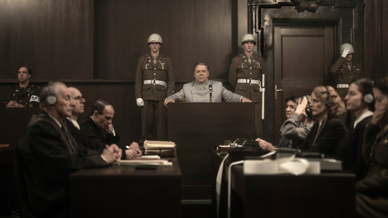 Russell Crowe as Hermann Göring in ‘Nuremberg’. Photo: Scott Garfield. Courtesy of Sony Pictures Classics.