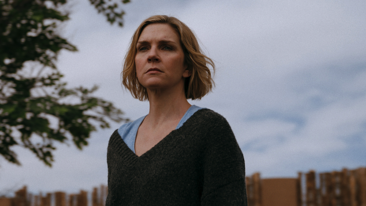 Rhea Seehorn in ‘Pluribus,’ premiering November 7, 2025 on Apple TV.