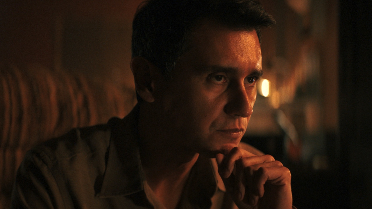 Carlos Manuel Vesga in ‘Pluribus,’ premiering November 7, 2025 on Apple TV.