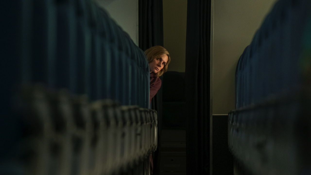 Rhea Seehorn in ‘Pluribus,’ premiering November 7, 2025 on Apple TV.