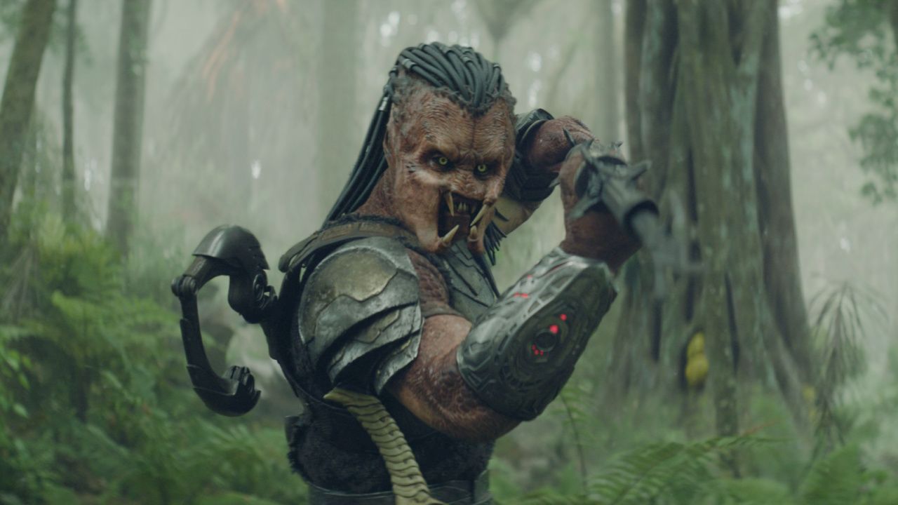 Dimitrius Schuster-Koloamatangi on the set of 20th Century Studios' 'Predator: Badlands' film. Photo courtesy of 20th Century Studios. © 2025 20th Century Studios. All Rights Reserved.