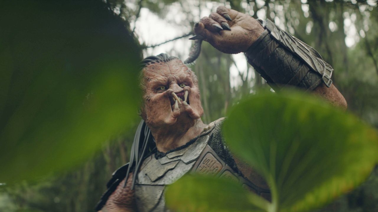 Dimitrius Schuster-Koloamatangi on the set of 20th Century Studios' 'Predator: Badlands' film. Photo courtesy of 20th Century Studios. © 2025 20th Century Studios. All Rights Reserved.