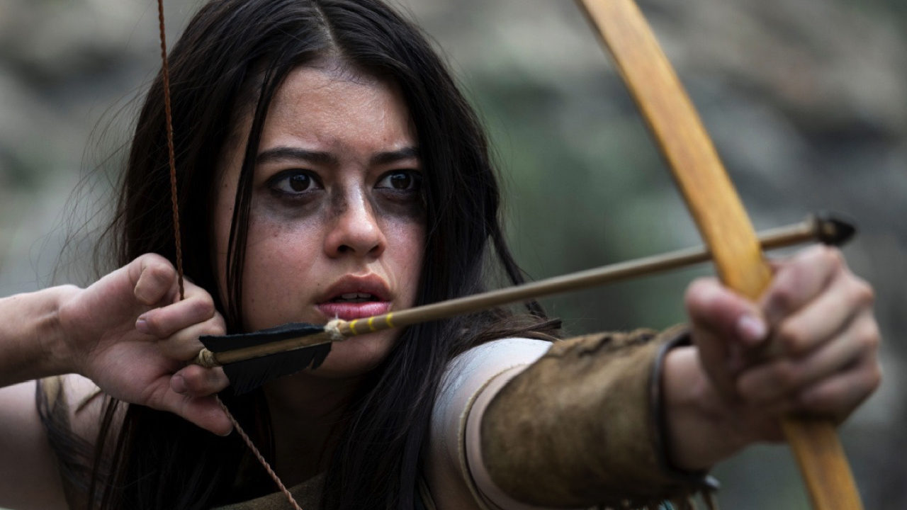 Amber Midthunder as Naru in 20th Century Studios' 'Prey,' exclusively on Hulu. Photo by David Bukach. © 2022 20th Century Studios. All Rights Reserved.