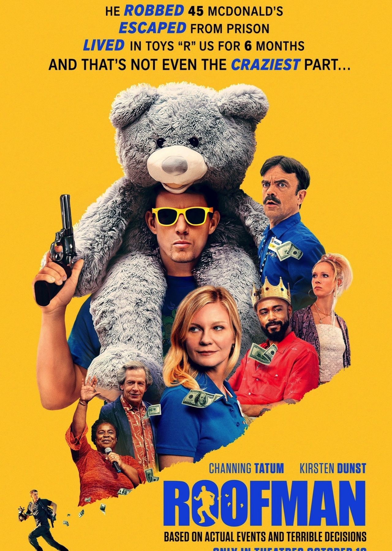 Theatrical one-sheet for Paramount Pictures' 'Roofman'.