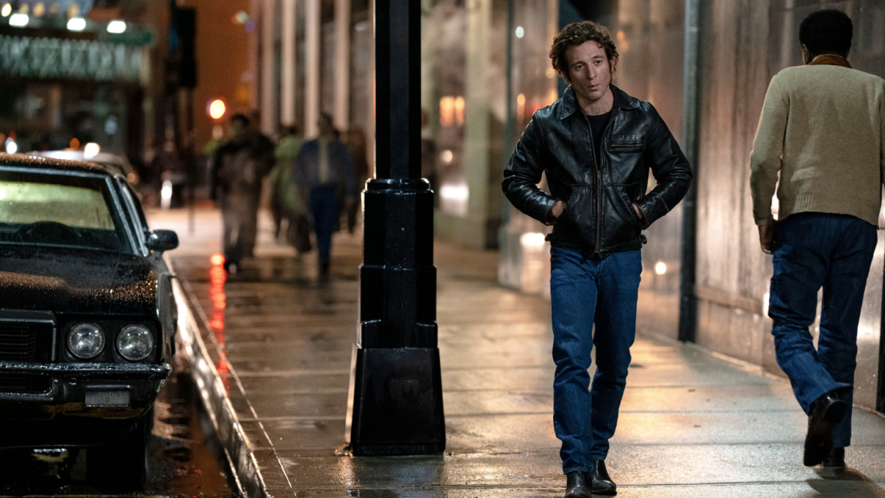 Jeremy Allen White as Bruce Springsteen in 20th Century Studios' 'Springsteen: Deliver Me From Nowhere'. Photo by Macall Polay. © 2025 20th Century Studios. All Rights Reserved.