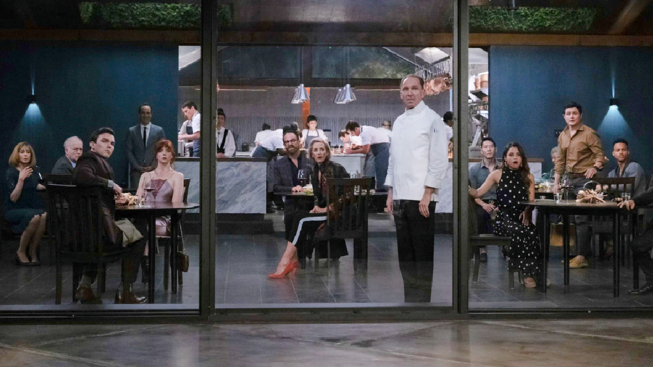 The cast of 'The Menu.' Photo by Eric Zachanowich. Courtesy of Searchlight Pictures. © 2022 20th Century Studios All Rights Reserved.