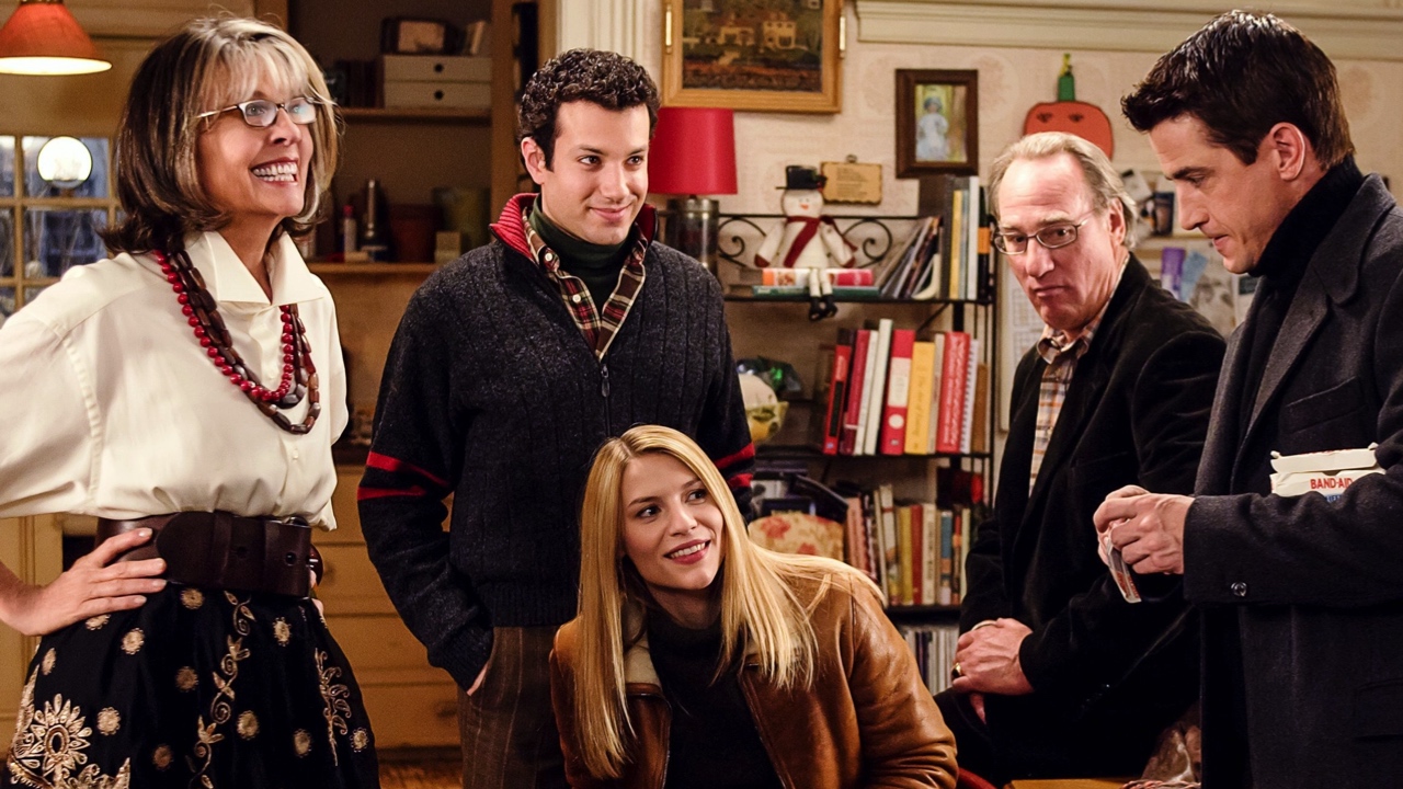 (L to R): Diane Keaton, Tyrone Giordano, Claire Danes, Craig T. Nelson and Dermot Mulroney in 'The Family Stone.' Photo: 20th Century Fox.