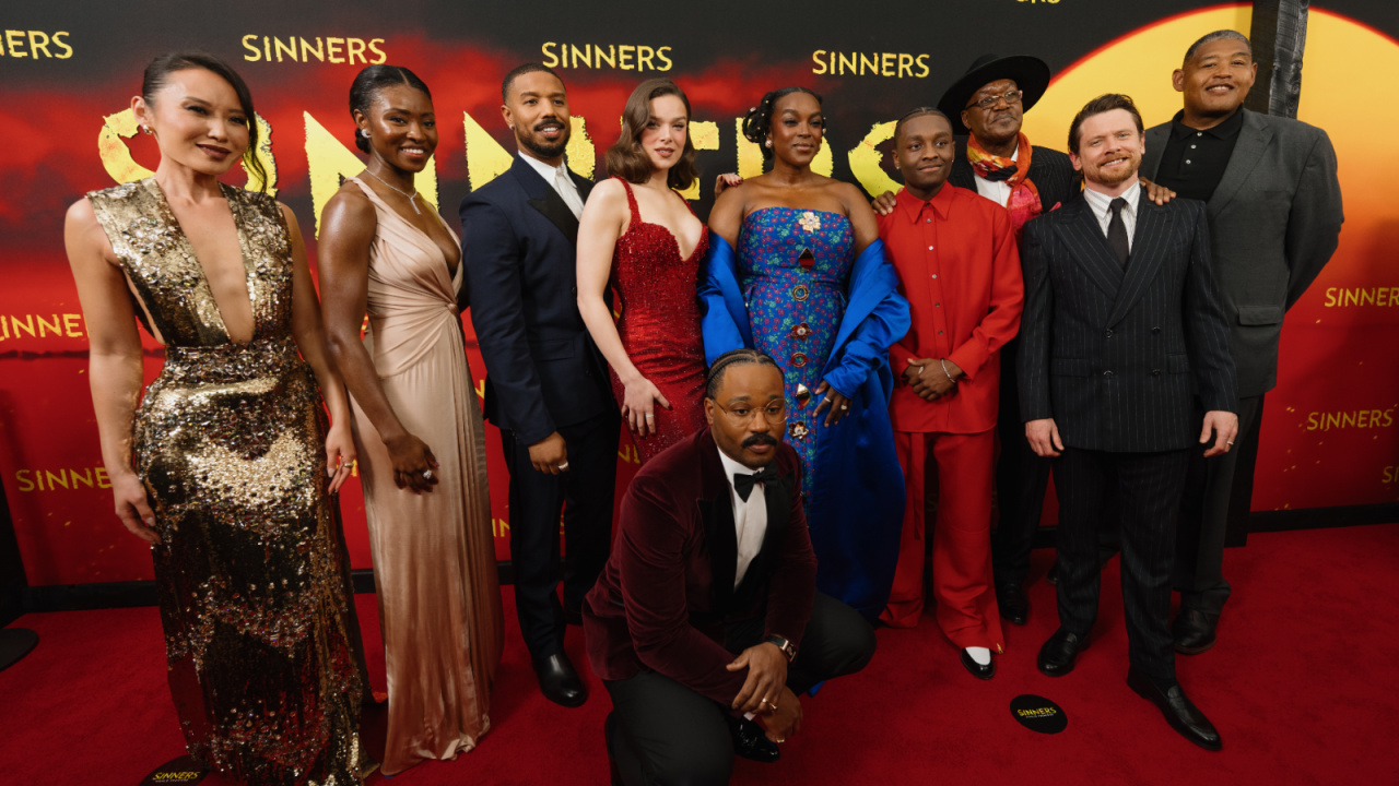 Director Ryan Cooler and the cast of 'Sinners' at the New York Premiere. Photo: Warner Bros.