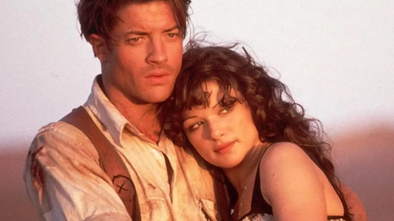 (L to R) Brendan Fraser and Rachel Weisz in 'The Mummy.' Photo: Universal Pictures.