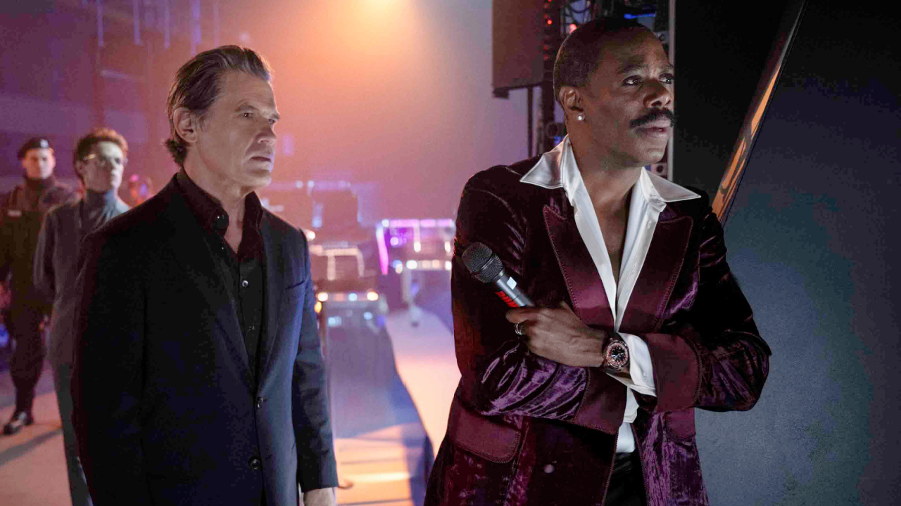 (L to R) Josh Brolin and Colman Domingo star in Paramount Pictures' 'The Running Man.'