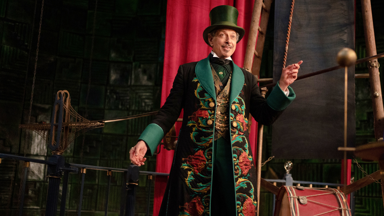 Jeff Goldblum is The Wizard of Oz in 'Wicked For Good', directed by Jon M. Chu.