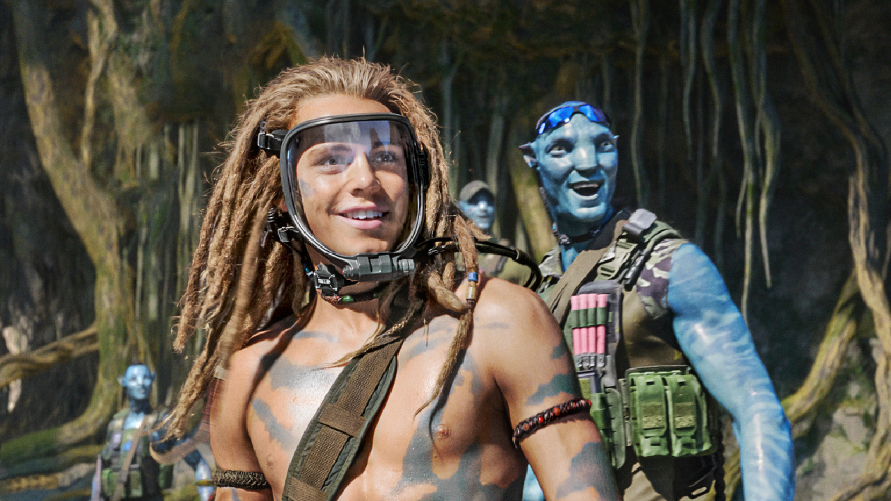 (L to R) Jack Champion and Stephen Lang in director James Cameron's 'Avatar: The Way of Water.' Photo: Walt Disney Studios.