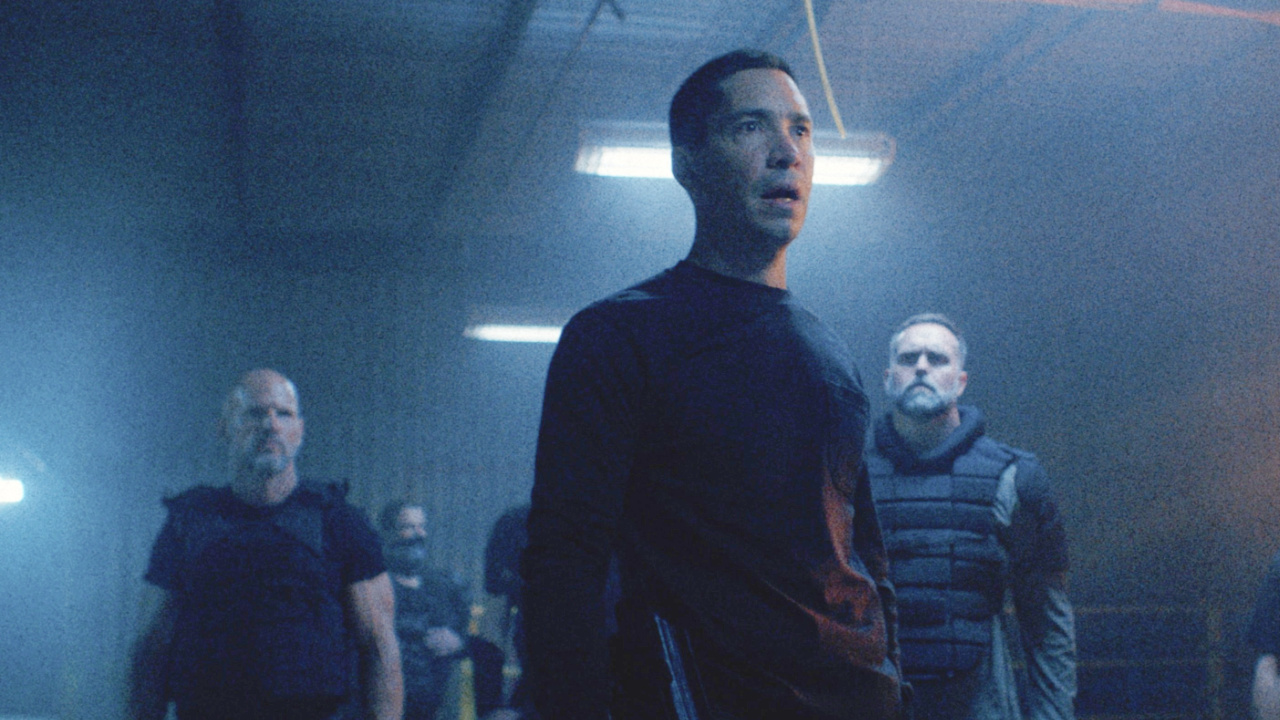 Justin Long in 'Night Patrol'. Photo: Shudder.