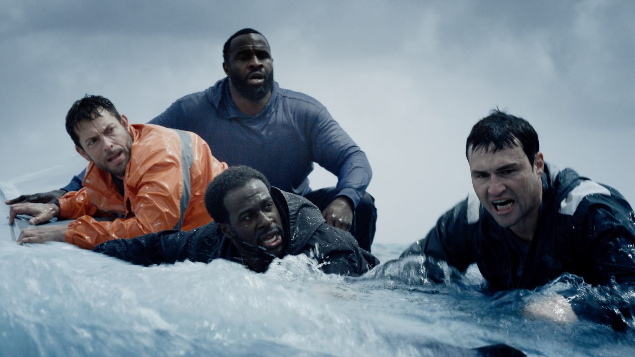 (L to R) Zachary Levi, Terrence Terrell, Quentin Plair and Marshall Cook in 'Not Without Hope'. Photo: Inaugural Entertainment.