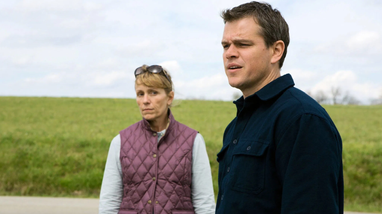 (L to R) Frances McDormand and Matt Damon in 'Promised Land'. Photo: Focus Features.