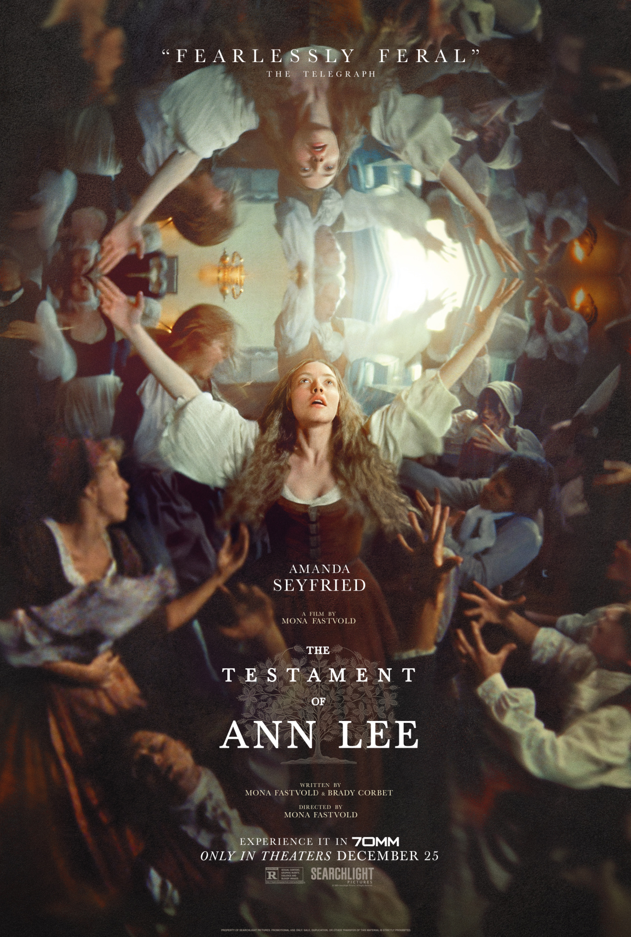 'The Testament of Ann Lee' opens in theaters on December 25th.