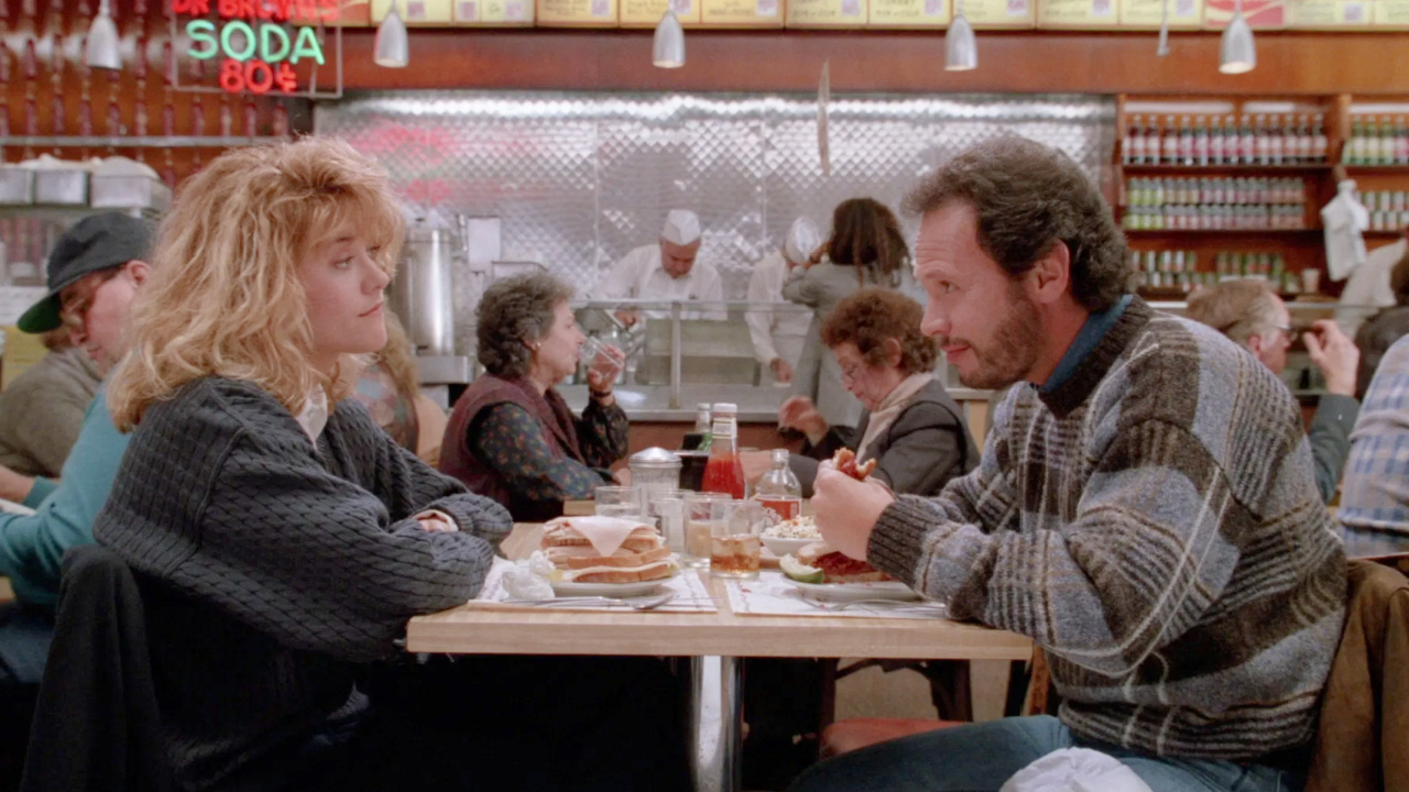 (L to R) Meg Ryan and Billy Crystal in 'When Harry Met Sally...' Photo: Columbia Pictures.