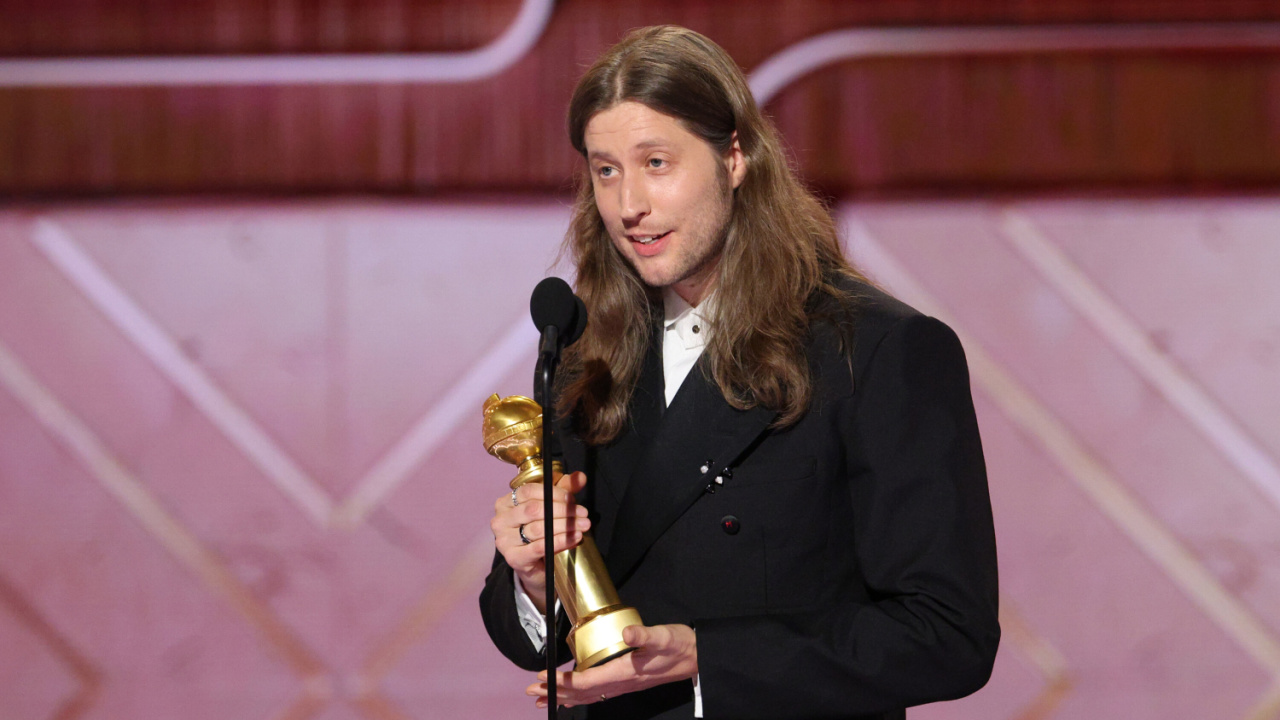 Ludwig Goransson accepts the Best Original Score - Motion Picture Award for 'Sinners' onstage during the 83rd Annual Golden Globes®, airing live from the Beverly Hilton in Beverly Hills, California on Sunday, January 11, 2026 at 8 PM ET/5 PM PT, on CBS and streaming on Paramount+. Photo: Kevork Djansezian/CBS ©2026 CBS Broadcasting, Inc. All Rights Reserved.