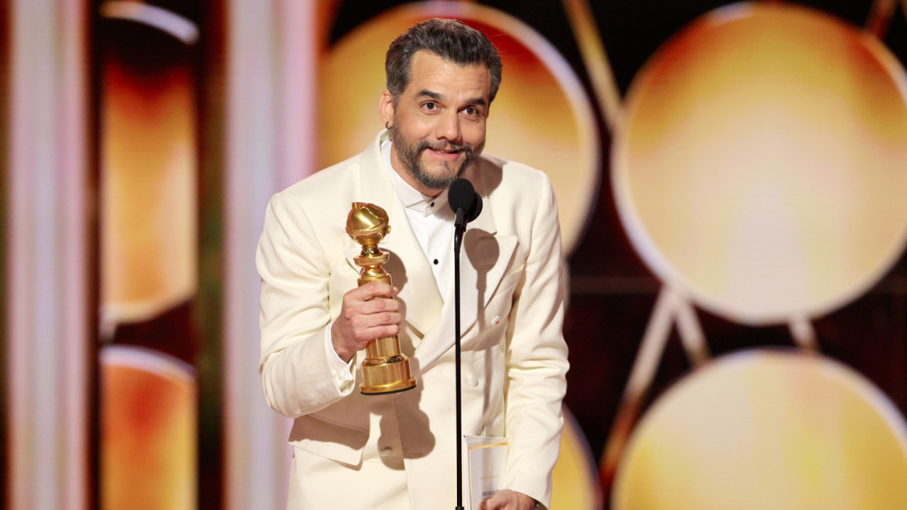 Wagner Moura accepts the Best Performance by a Lead Actor in a Motion Picture ñ Drama Award for 'The Secret Agent' onstage during the 83rd Annual Golden Globes®, airing live from the Beverly Hilton in Beverly Hills, California on Sunday, January 11, 2026 at 8 PM ET/5 PM PT, on CBS and streaming on Paramount+. Photo: Kevork Djansezian/CBS ©2026 CBS Broadcasting, Inc. All Rights Reserved.
