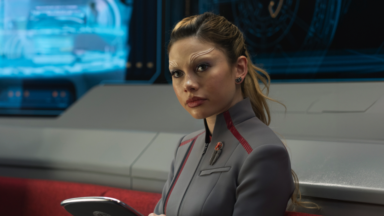 Bella Shepard in season 1, episode 1 of 'Star Trek: Starfleet Academy' streaming on Paramount+. Photo Credit: Brooke Palmer/Paramount+.