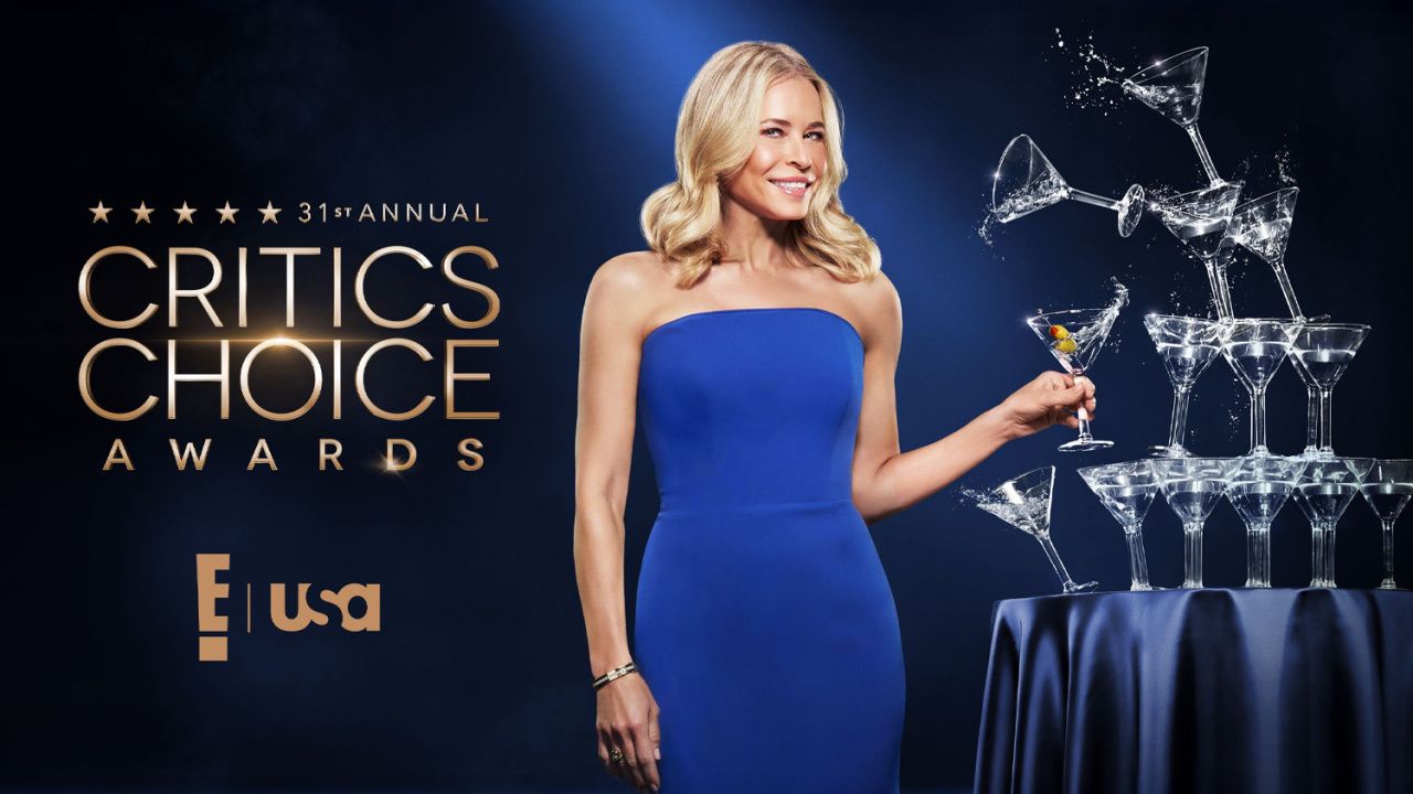 Chelsea Handler hosts the 31st Annual Critics Choice Awards. Photo: CCA.