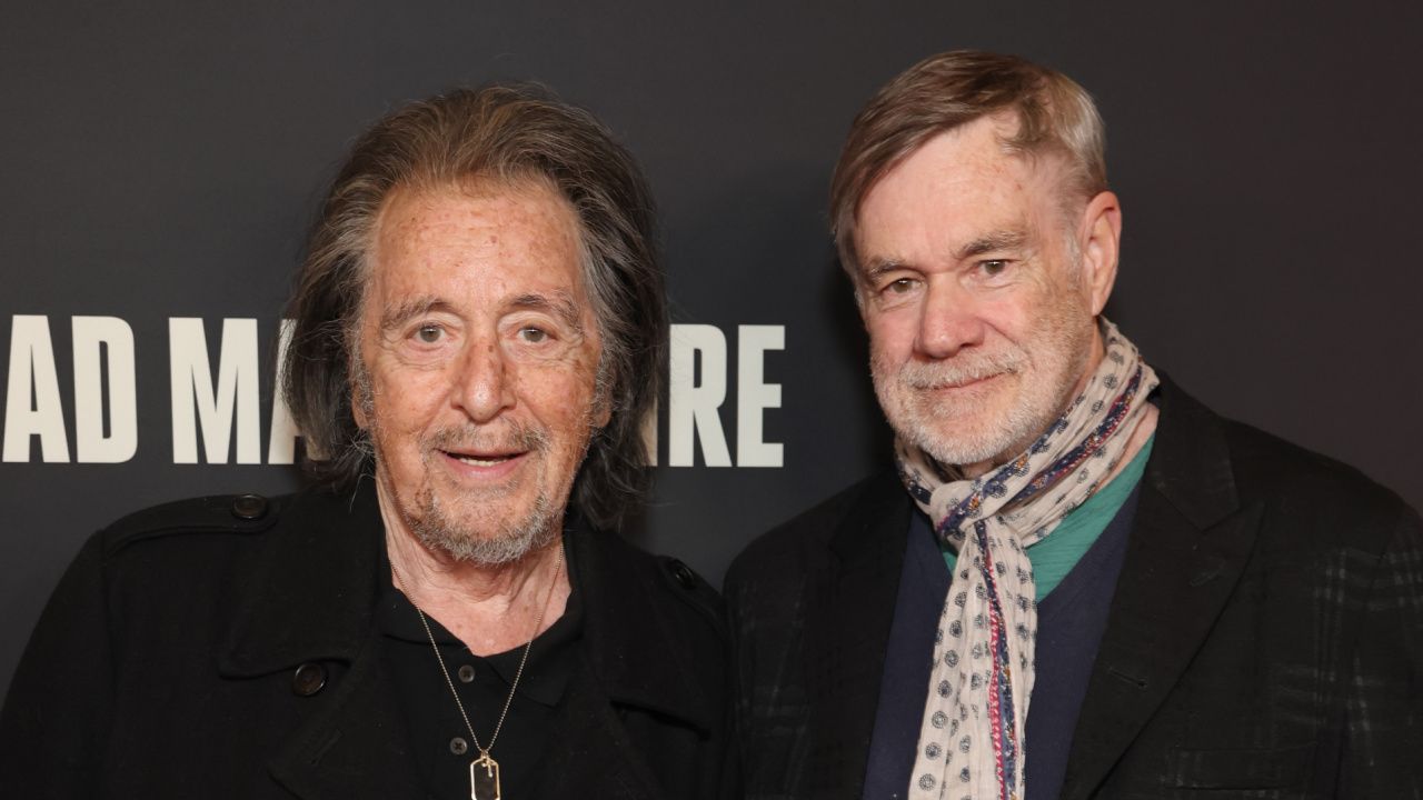 (L to R) Al Pacino and director Gus Van Sant attend Row K’s 'Dead Man’s Wire' Los Angeles Premiere at The Grove AMC on January 7, 2026 in Los Angeles.