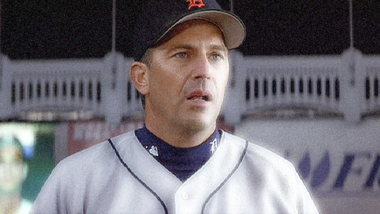 Kevin Costner in 'For Love of the Game'. Photo: Universal Pictures.