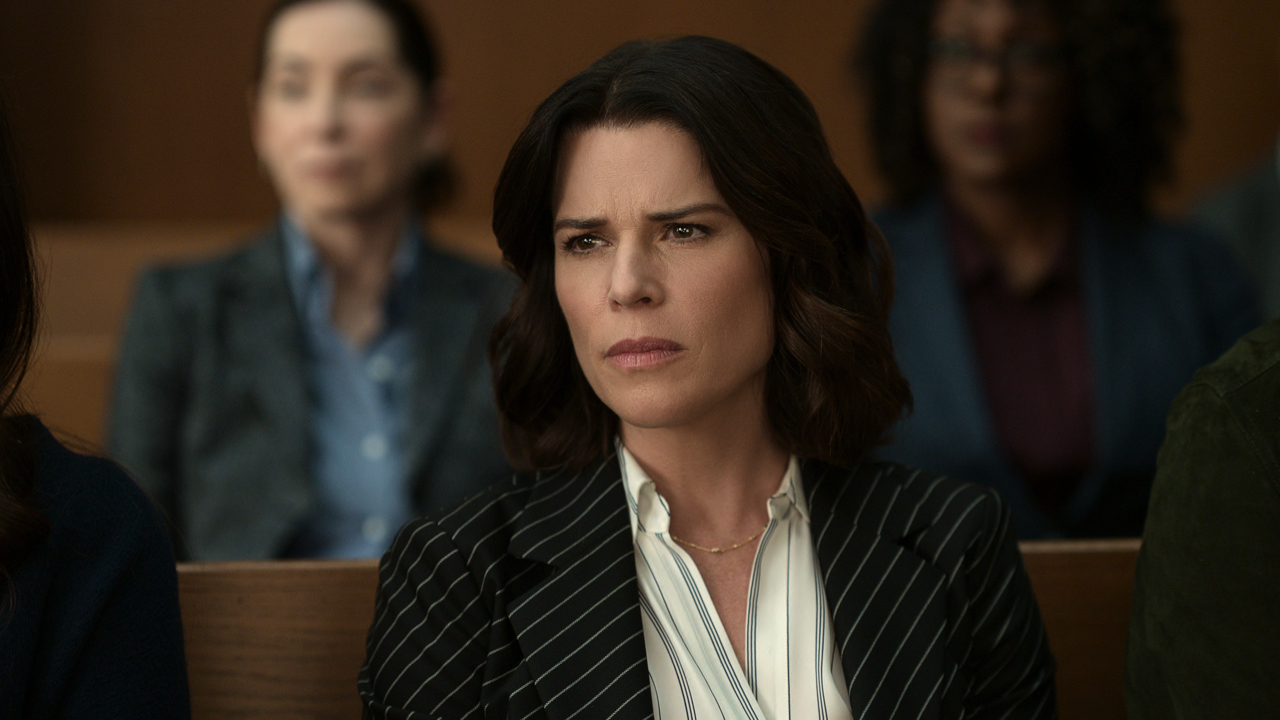 Neve Campbell as Maggie in ‘The Lincoln Lawyer’ Season 4. Photo: Courtesy of Netflix © 2025.