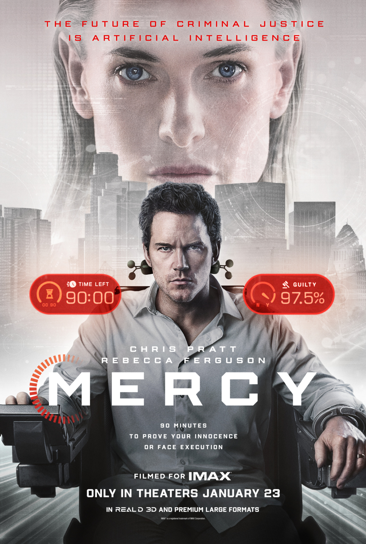 'Mercy' opens in theaters on January 23rd.