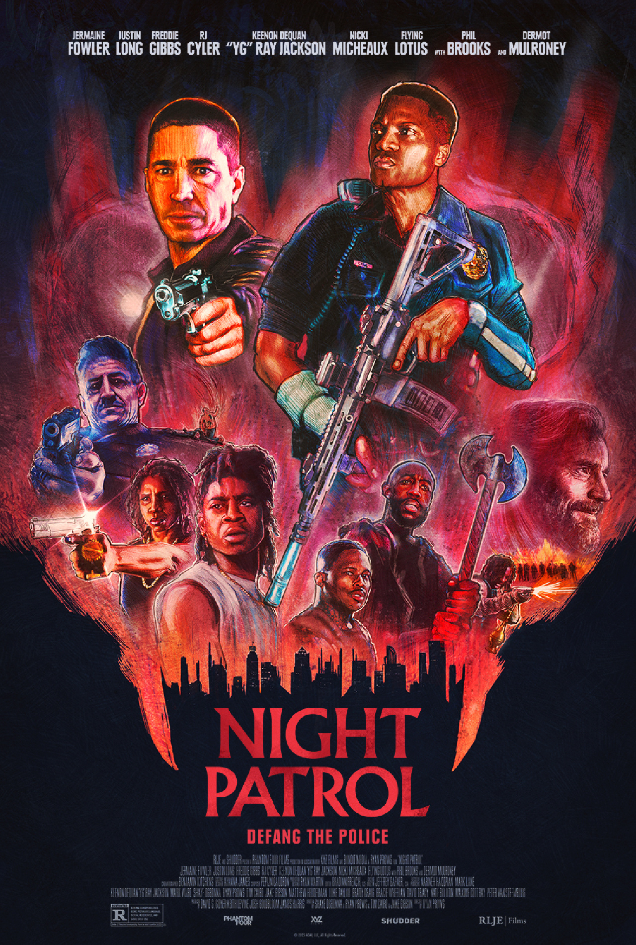 'Night Patrol' opens in theaters on January 16th.
