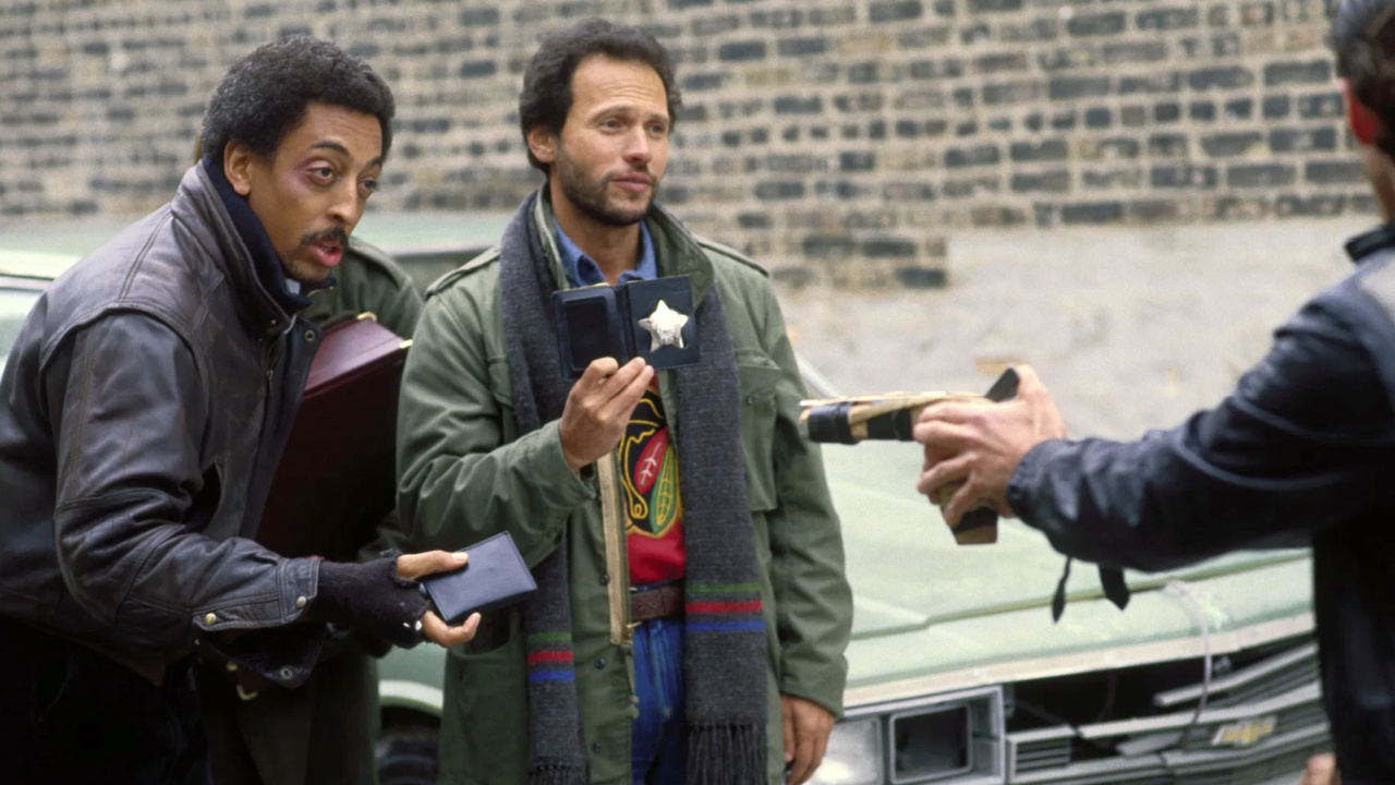 (L to R) Gregory Hines and Billy Crystal in 'Running Scared'. Photo: MGM Entertainment Co.