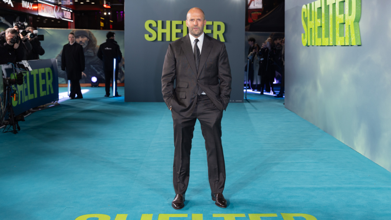 Jason Statham attends the UK Premiere of ‘Shelter’ at Cineworld Leicester Square on January 20, 2026 in London, England. Photo: StillMoving.Net for Black Bear.