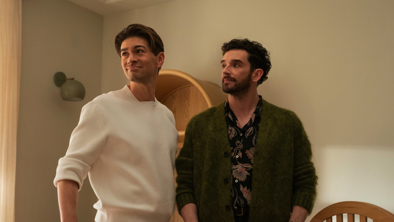 Devin Kawaoka and Michael Urie in ‘Shrinking’ Season 3, premiering January 28, 2026 on Apple TV.