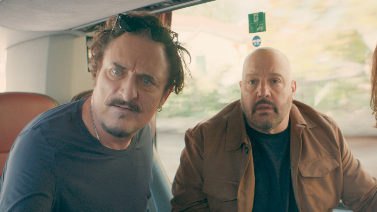 (L to R) Kevin James and Kim Coates in 'Solo Mio'. Photo: Courtesy of Angel Studios.