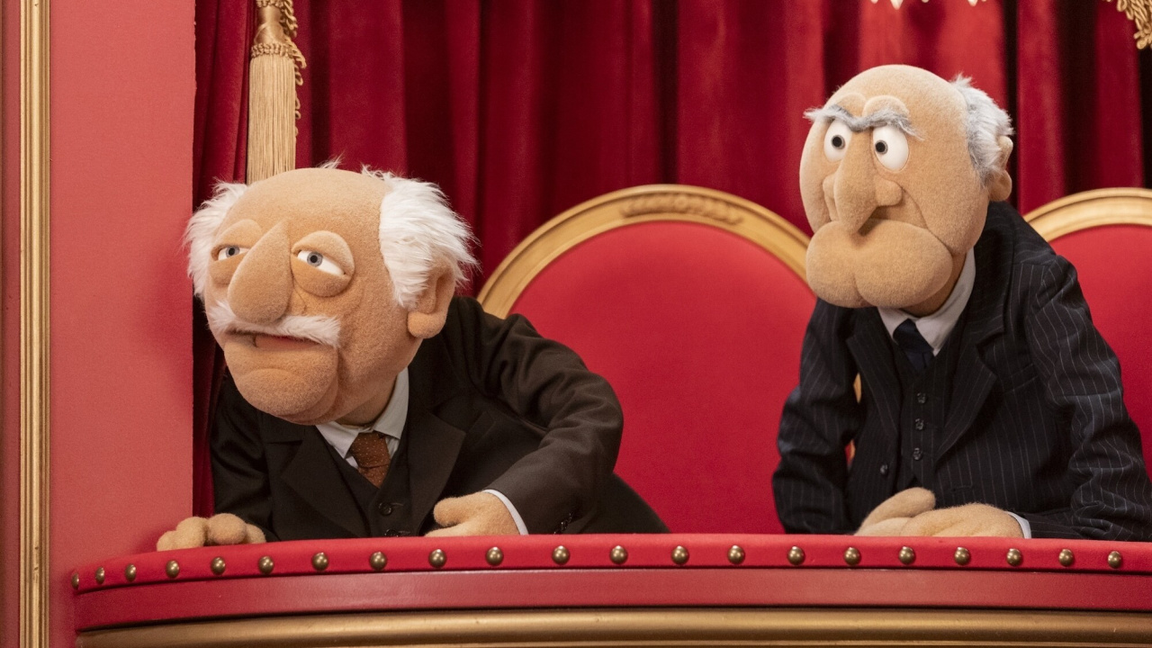 (L to R) Waldorf and Statler in 2026's 'The Muppet Show'. Photo: Disney/Mitch Haaseth.