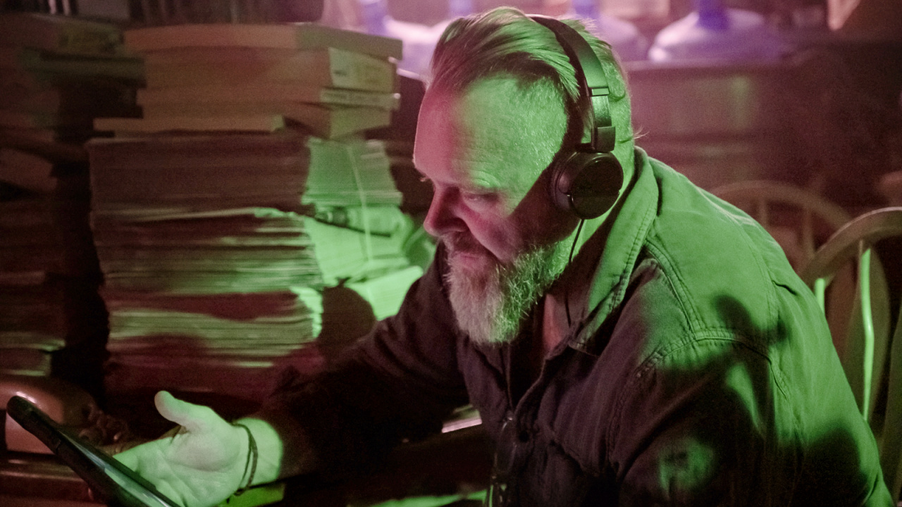 Writer/Director Joe Carnahan on the set of 'The Rip'. Photo: Claire Folger/Netflix © 2025.