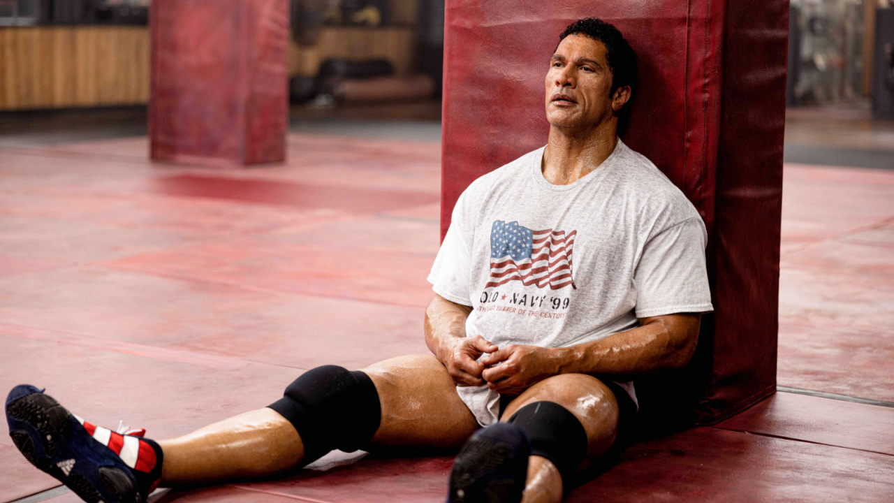 Dwayne Johnson stars in 'The Smashing Machine'. Photo: A24.