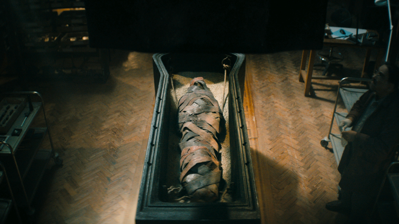 A scene from New Line Cinema, Atomic Monster and Blumhouse's 'Lee Cronin's The Mummy'. A Warner Bros. Pictures Release. Photo Credit: Courtesy of Warner Bros. Pictures. Copyright: © 2026 Warner Bros. Ent. All Rights Reserved.