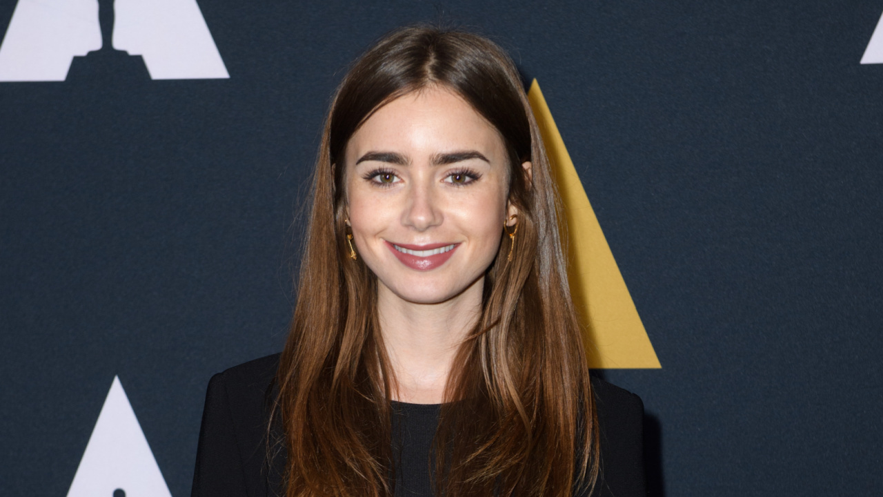 Actor Lily Collins prior to the Academy of Motion Picture Arts and Sciences’ presentation of its 2018 Academy Nicholl Fellowships Screenwriting Awards & Live Read on November 8, in Beverly Hills. Credit/Provider: Todd Wawrychuk / ©A.M.P.A.S. Copyright: ©A.M.P.A.S.