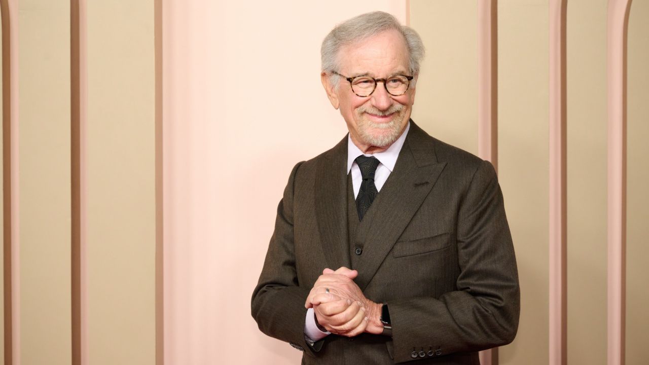 Steven Spielberg arrives at the Oscar Nominee Luncheon held in the International Ballroom at the Beverly Hilton on Monday, February 12, 2024. The 96th Oscars will air on Sunday, March 10, 2024 live on ABC. Credit/Provider: Mike Baker / ©A.M.P.A.S. Copyright: ©A.M.P.A.S.