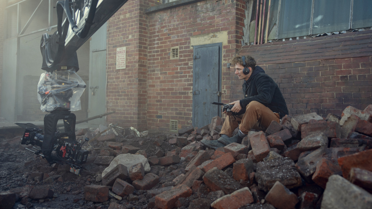 Director Tom Harper on the set of 'Peaky Blinders: The Immortal Man'. Photo: Courtesy of Netflix/Robert Viglasky © 2025.